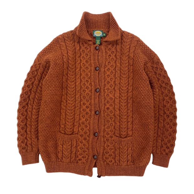 카벨라스 아란 울 케이블 가디건