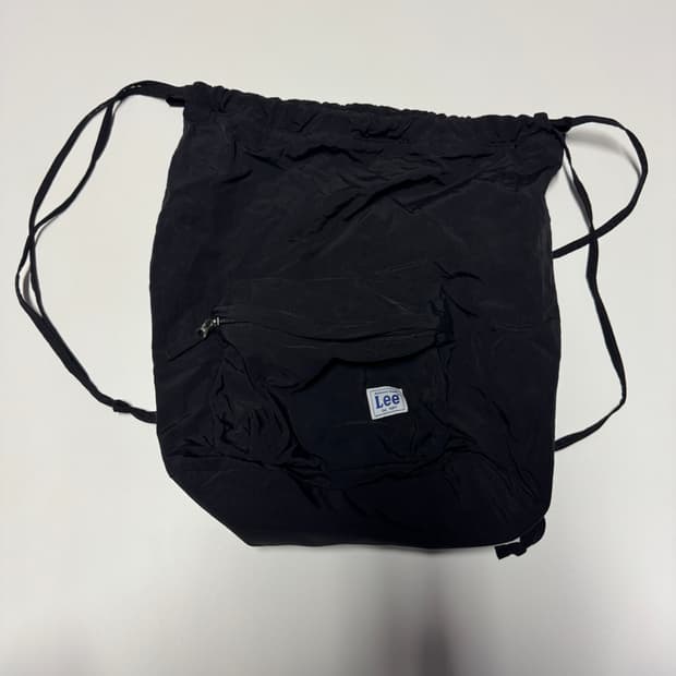 Lee 리 23년도 데일리 스트링 나일론 백팩 F