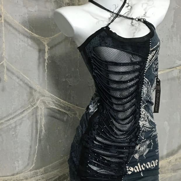 Salvage Chain Detail Sleeveless