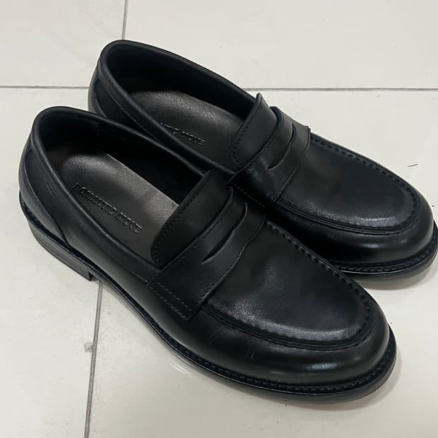 로맨틱무브 뉴 러그 로퍼 홀스레더 블랙 260