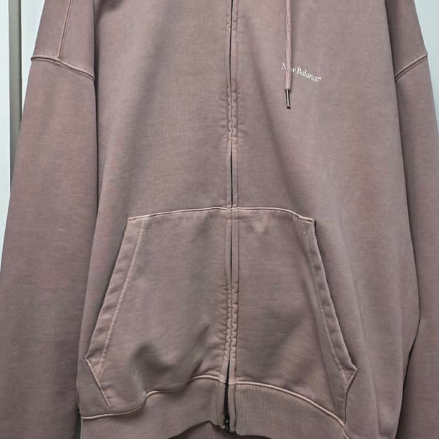 UNI Ndurance 레터링 워시드 논기모 후드집업 2xl 판매