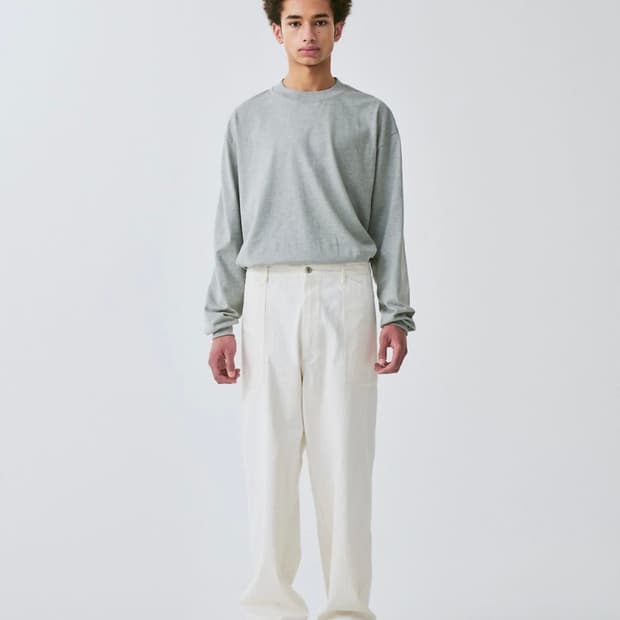 캡틴선샤인 버클백 데님 화이트