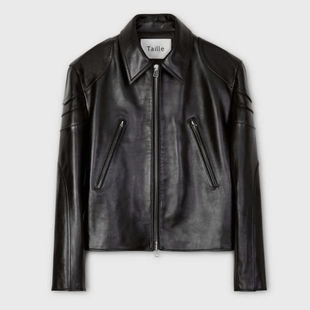 타일레 카우하이드 레더 바이커 자켓 2 블랙