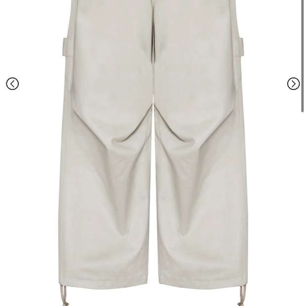 2사이즈 카미엔 247 올데이 배기팬츠