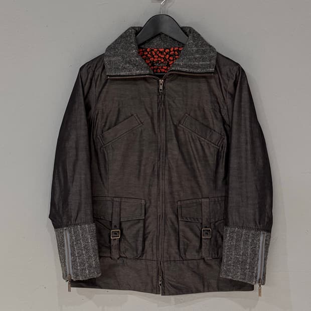 On Peut 투웨이 하이넥 코팅자켓