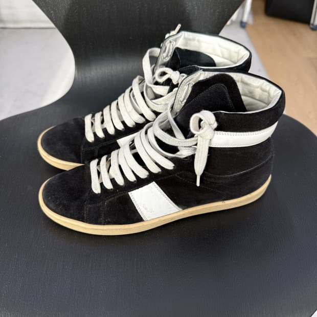 saint laurent suede sneakers