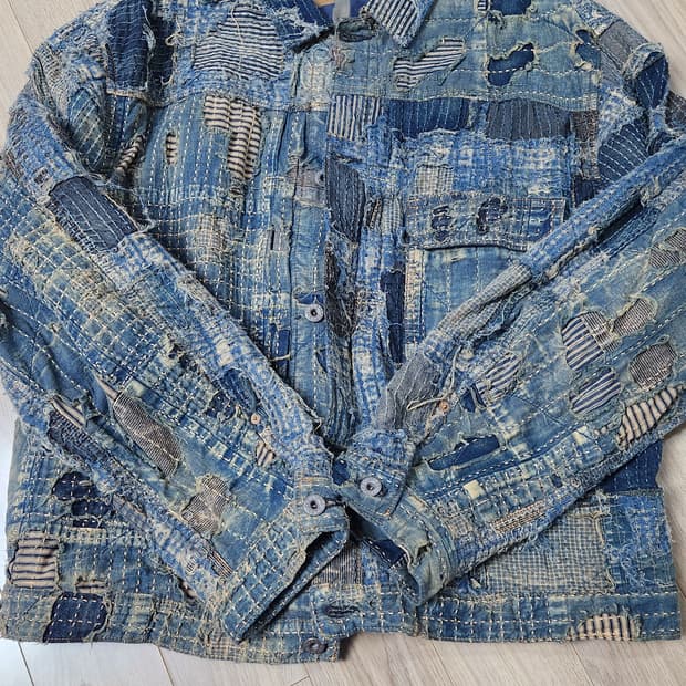 캐피탈 보로 스프링 1st 자켓 인디고