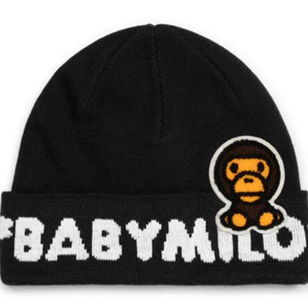 [OS] 베이프 베이비마일로 펠트 비니 블랙