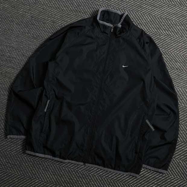 00s 나이키 스우시 클리마핏 블랙 바람막이 자켓 y 4332