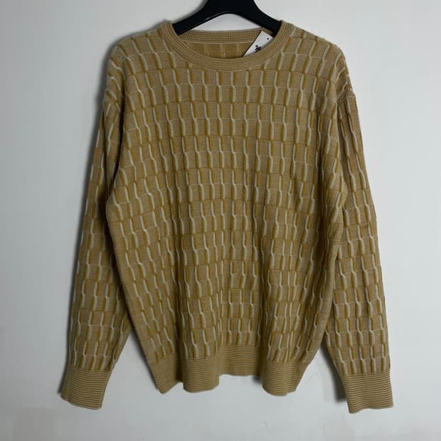 90s 일본 빈티지 케이블 패턴 스웨터o 2642