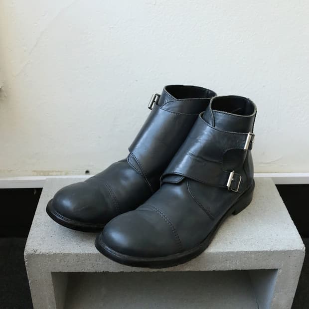 카반 드 주카 레더 앵클 부츠