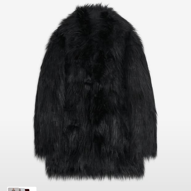 썬번프로젝트 리버시블 퍼 무스탕