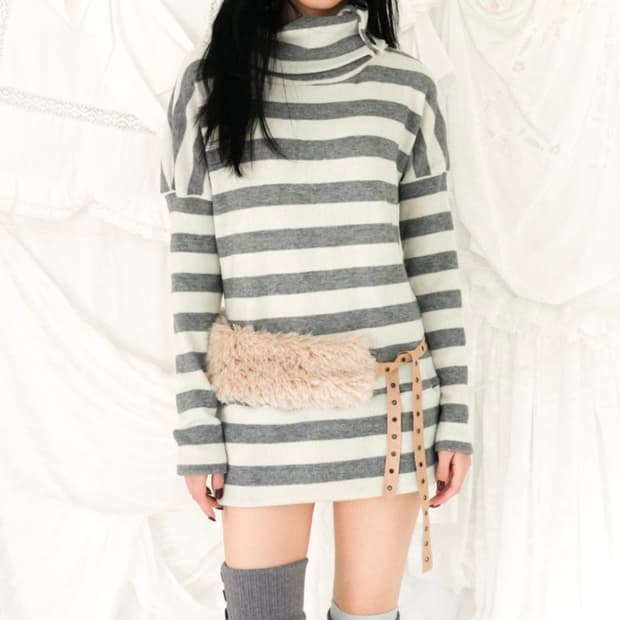 인앤양인하모니 나나 터틀넥 그레이