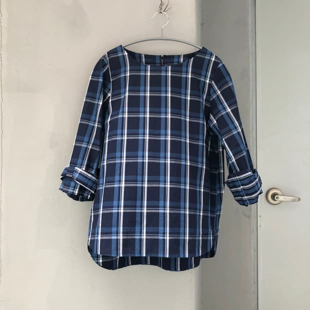 check blouse