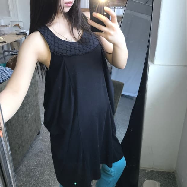 GLISSE 사이드 셔링 원피스