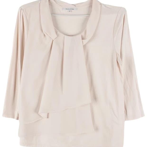 Trans Work Pink Frill Blouse