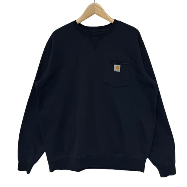 칼하트 포켓로고 맨투맨