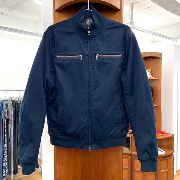 [S] 아르마니 익스체인지 코튼 봄버 자켓