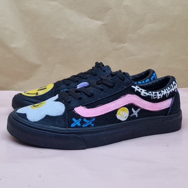 반스 커스텀  올드스쿨 여성스니커즈 39  250