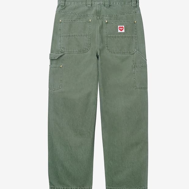 칼하트윕 WIP 내쉬 더블니 팬츠 (아미그린)