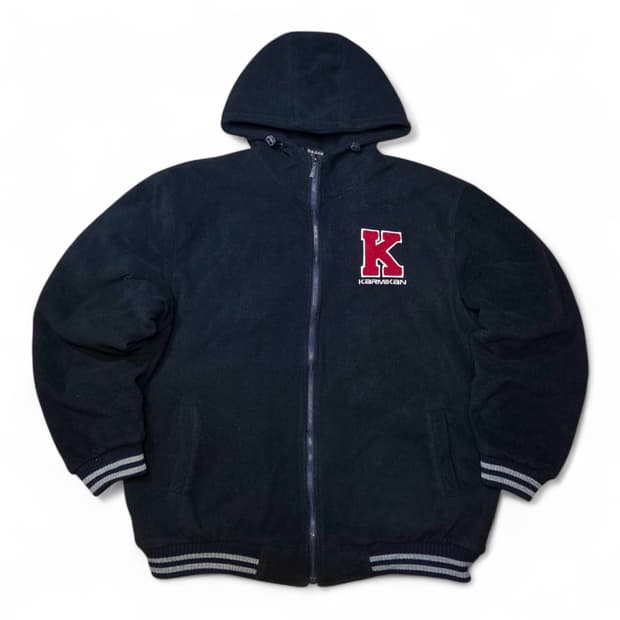 VTG 올드스쿨 빅로고 플리스 후드 점퍼 (3XL)
