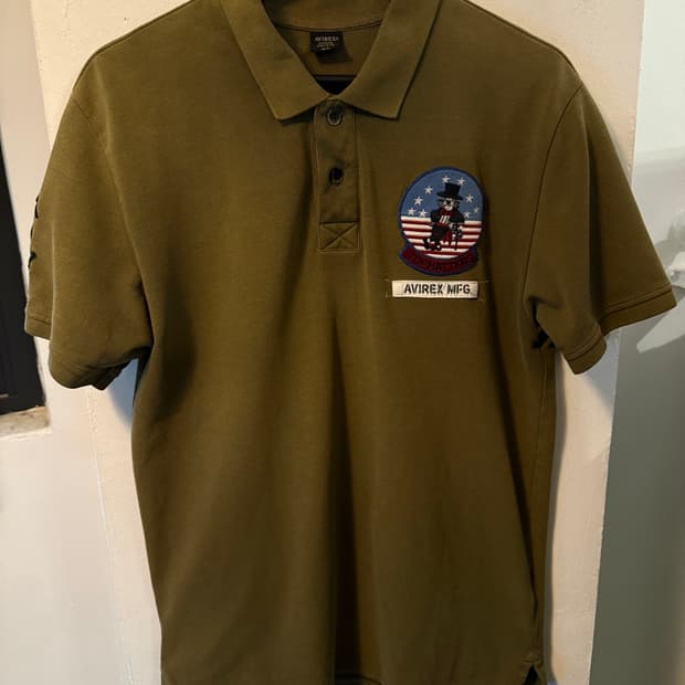 AVIREX Top Hatters PK 티셔츠 xl