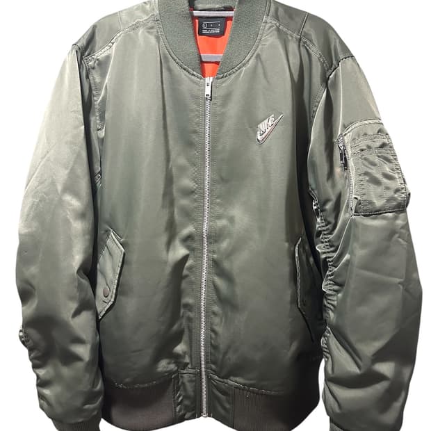 나이키 nsw 펑크 봄버 카키 L