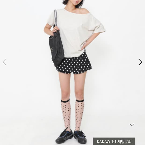 Ownser 도트 스커트팬츠