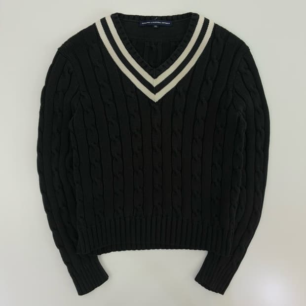 Polo  폴로 랄프로렌 자수 코튼 크리켓 니트