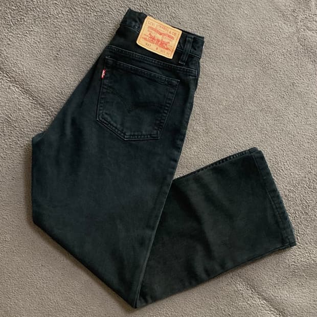 리바이스 517 블랙진 데님팬츠 W86 L86