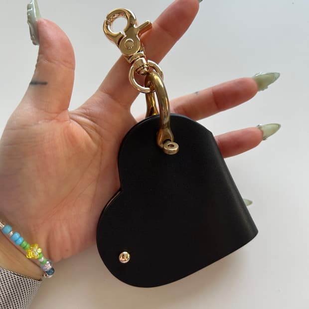 heart smartphone keyring 하트 핸드폰 키링