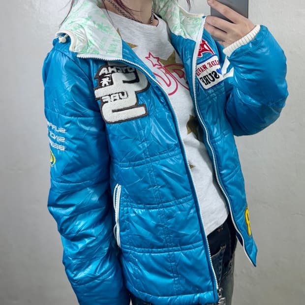 키치 패치포인트 패딩