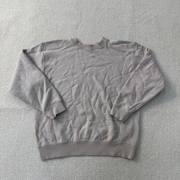 F 스튜디오 톰보이 사선 절개 맨투맨 0121T1