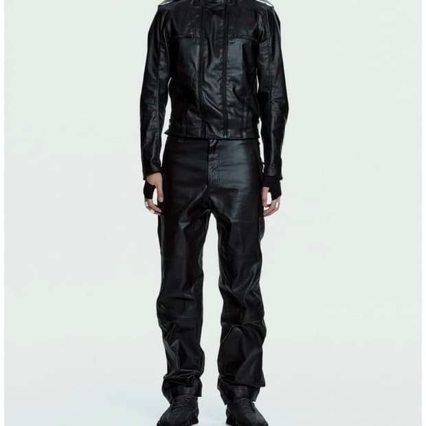 Hyeinseo Coated cotton rider pants 3