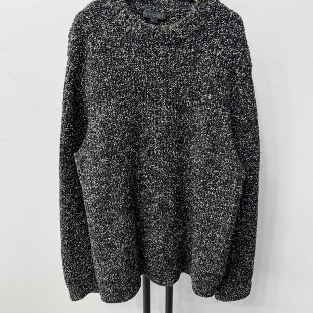 정품) COS 코스 남성 블랙 믹스 니트 스웨터 M