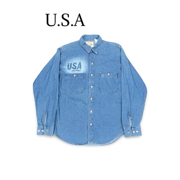 (95) USA 데님 셔츠
