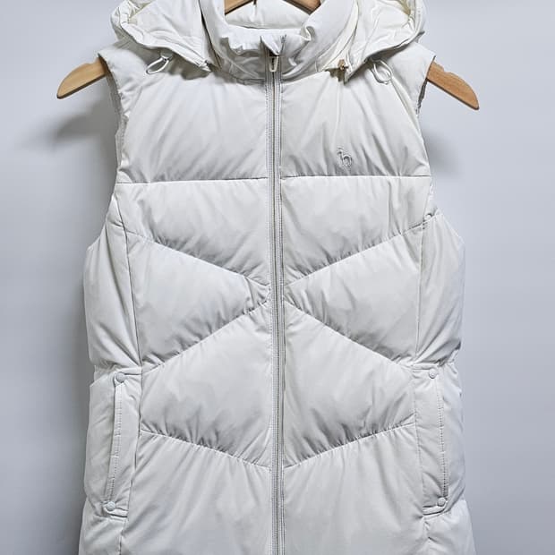 해지스골프 여성 구스다운 패딩조끼 95