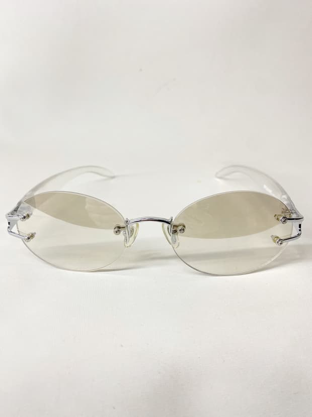 BVLGARI 불가리 투명 프레임 선글라스