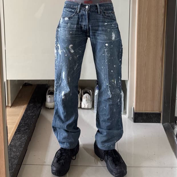 폴로 랄프로렌 페인팅 데님