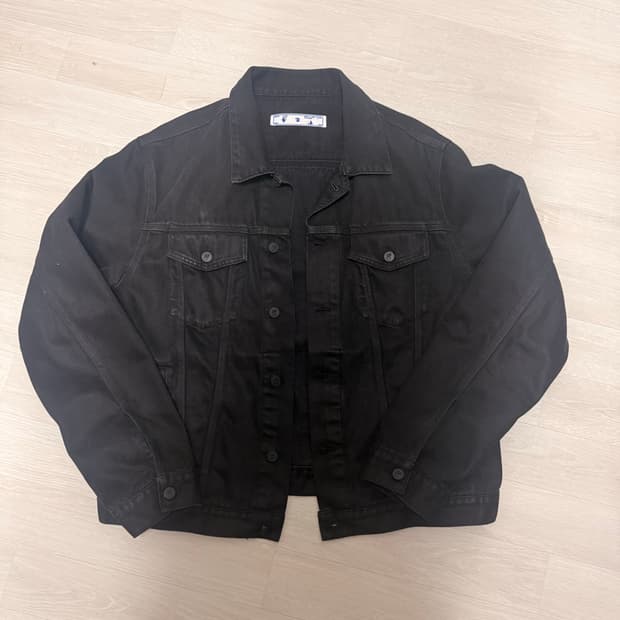 오프화이트 데님자켓 xxl