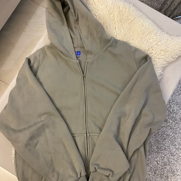 이지갭 후드집업 토프 그레이 xl 이지 yzy 칸예 yeezy gap