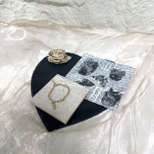 빈티지 BFF 링크 팔찌