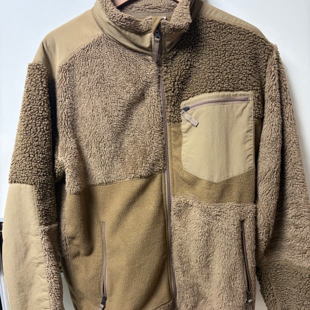 유니클로 엔가 후리스 베이지 L