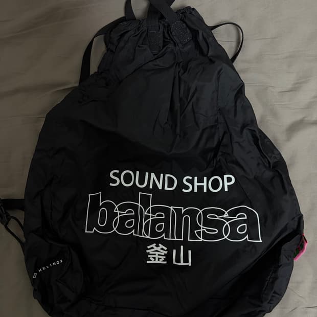 발란사 X 헬리녹스 짐색 블랙