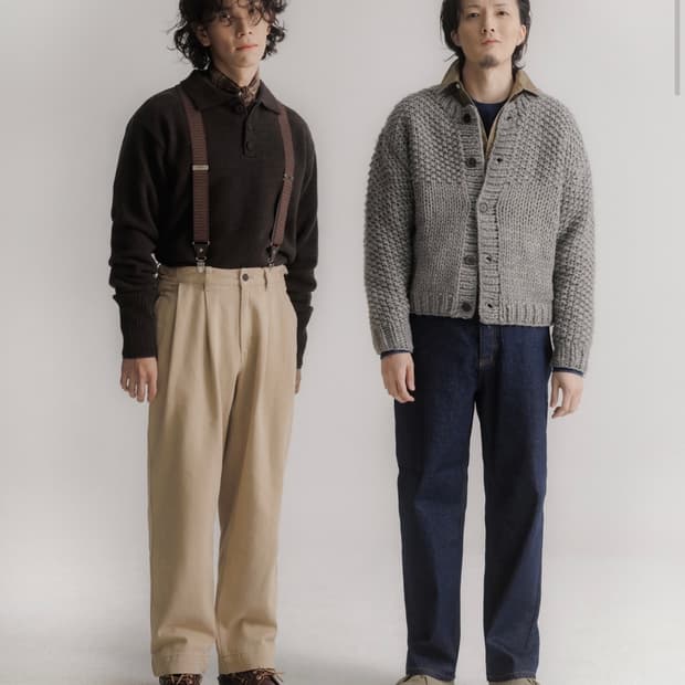 처칠롬퍼 핸드메이드 가디건 l 하바티 아워셀브스 포터리 러프사이드