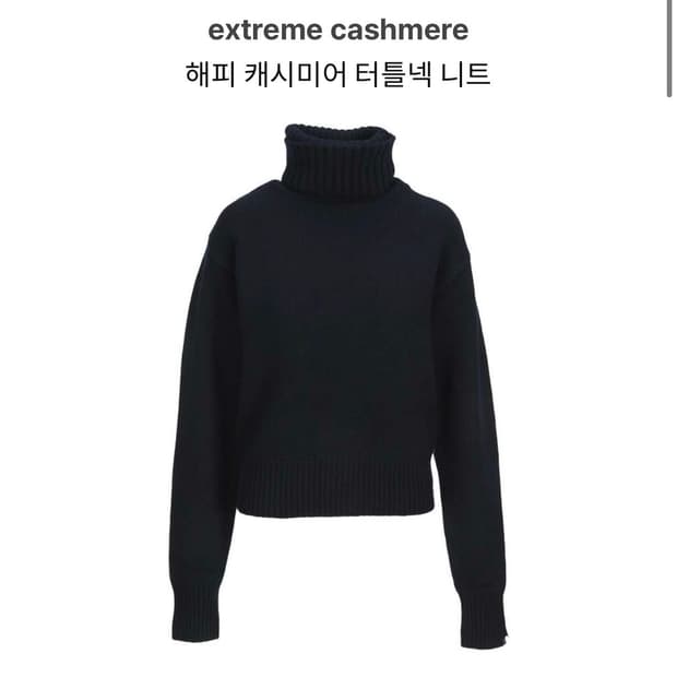익스트림 캐시미어 터틀넥