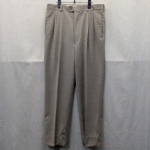 Lanvin 베이지 핀턱 슬랙스 팬츠