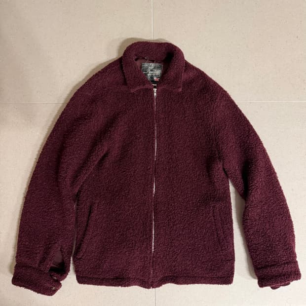 언더커버 aw01/02 플리스 집업 m