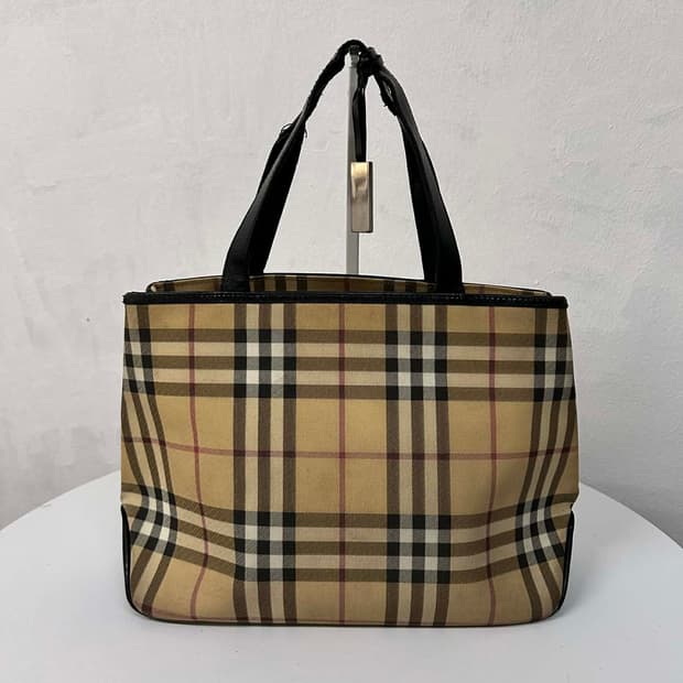 버버리 빈티지 노바체크 토트백