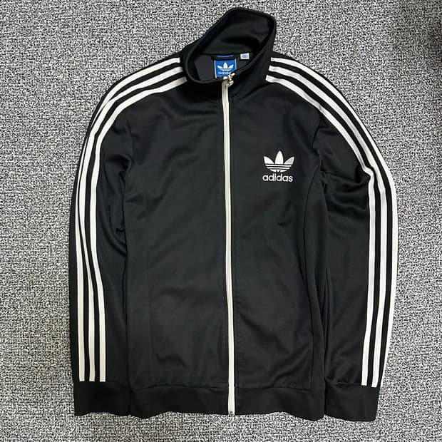 (100) 아디다스 삼선 블랙 트랙탑 유로파 져지